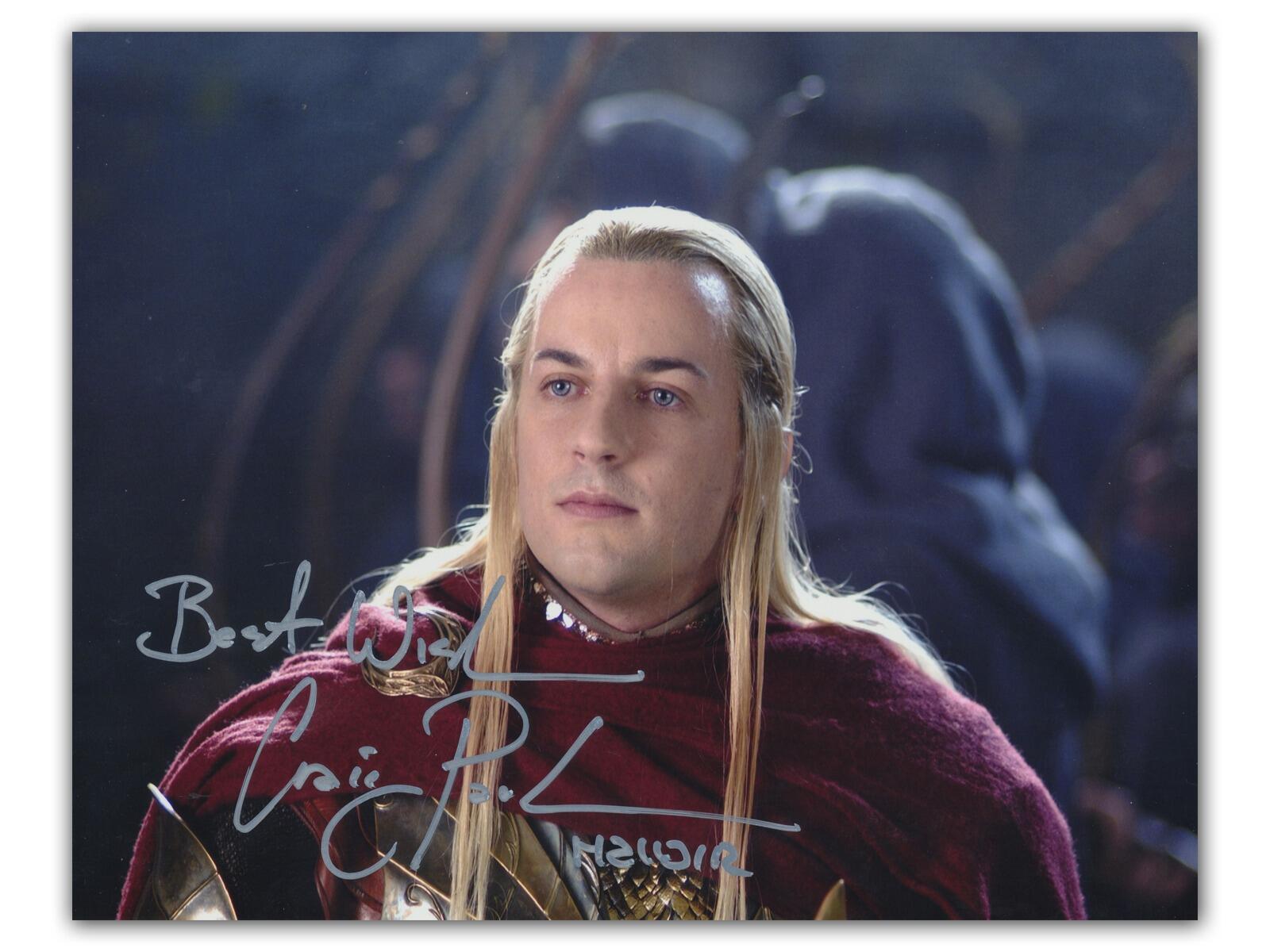 Craig Parker Autograph | 'Haldir' Lord of the Rings