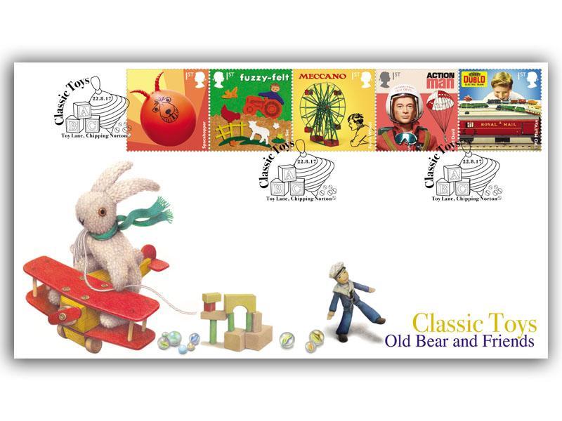 2017 Classic Toys, Rabbit & Plane Stamp Cover