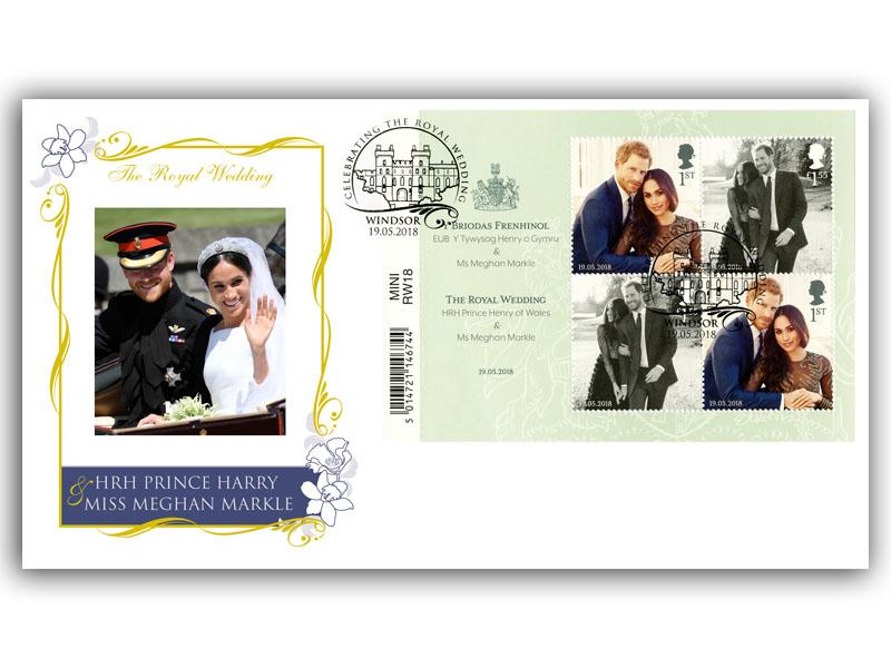 Royal Wedding of Prince Harry and Meghan Markle Barcode Miniature Sheet