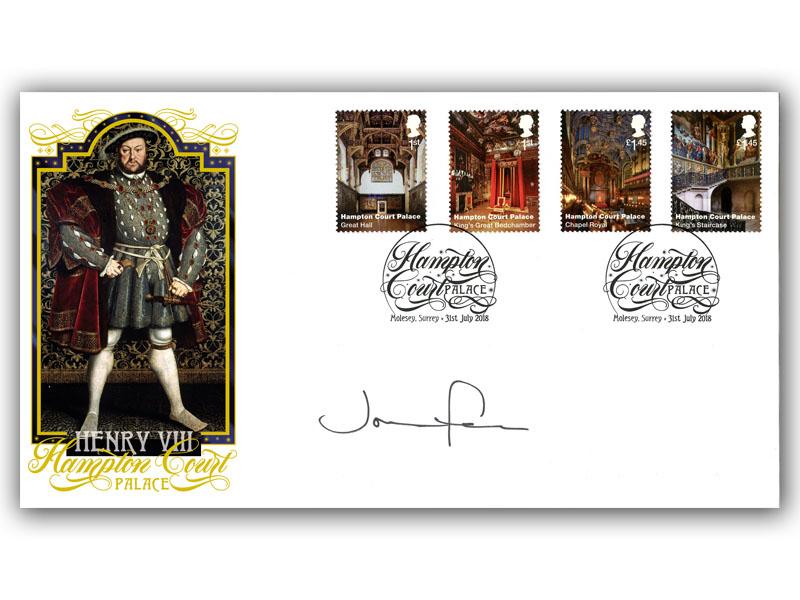 Henry VIII / Hampton Court Palace Interior Stamps, signed Jonathan Foyle
