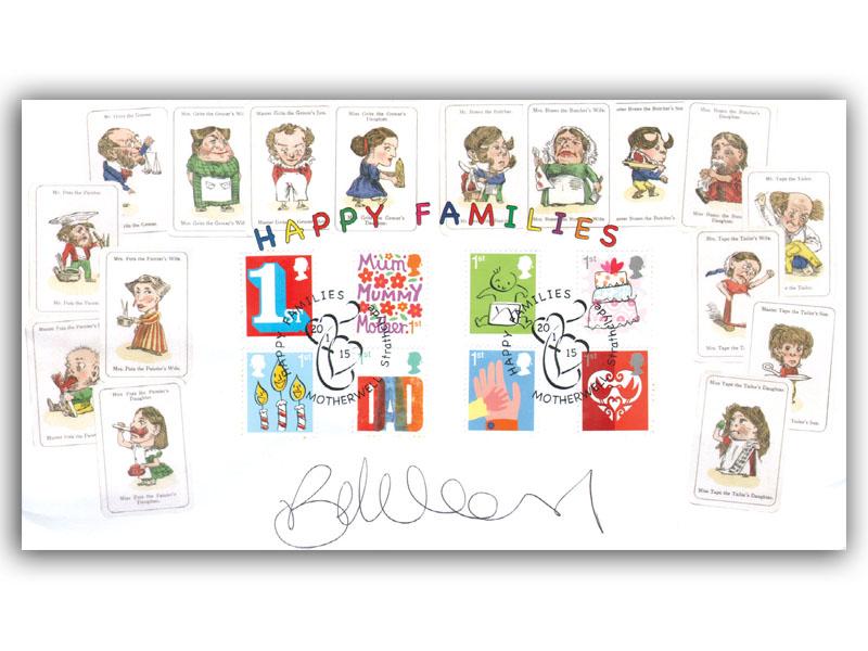 2015 Happy Families, signed by Belinda Lang