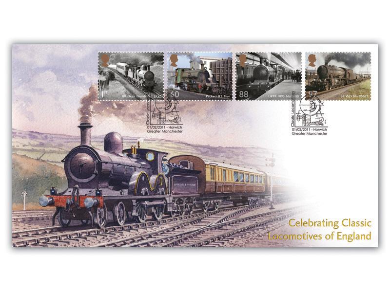 Classic Locomotives of England L & YR 1093 J4 Stamp Cover