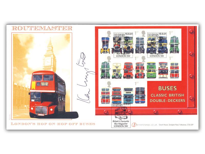 150th Anniversary of the First Double Decker Bus - miniature sheet