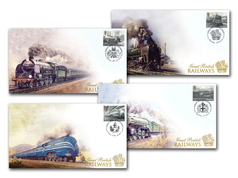 Celebrating Great British Railways - Set of  Four Covers