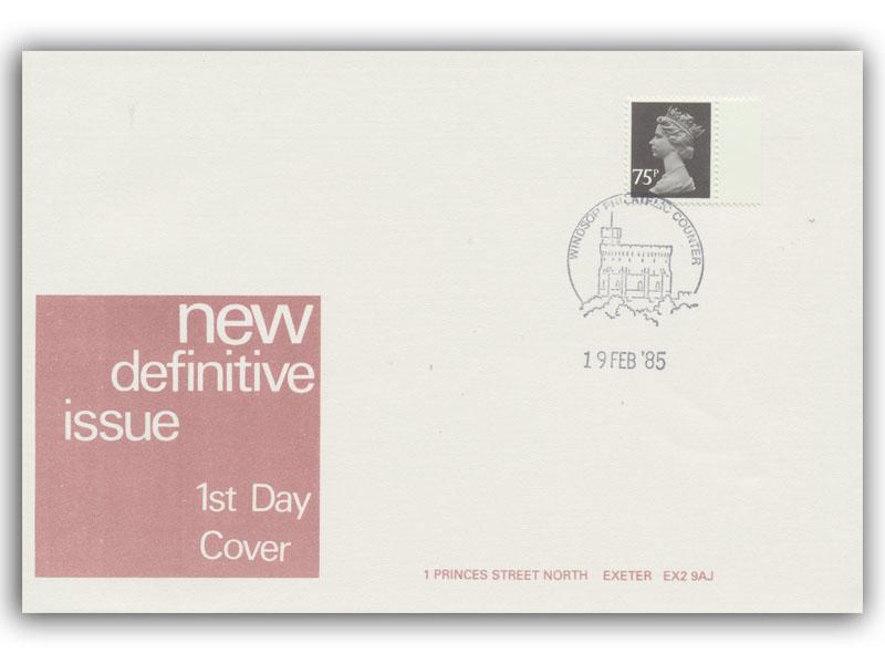 1985 75p Questa Printing