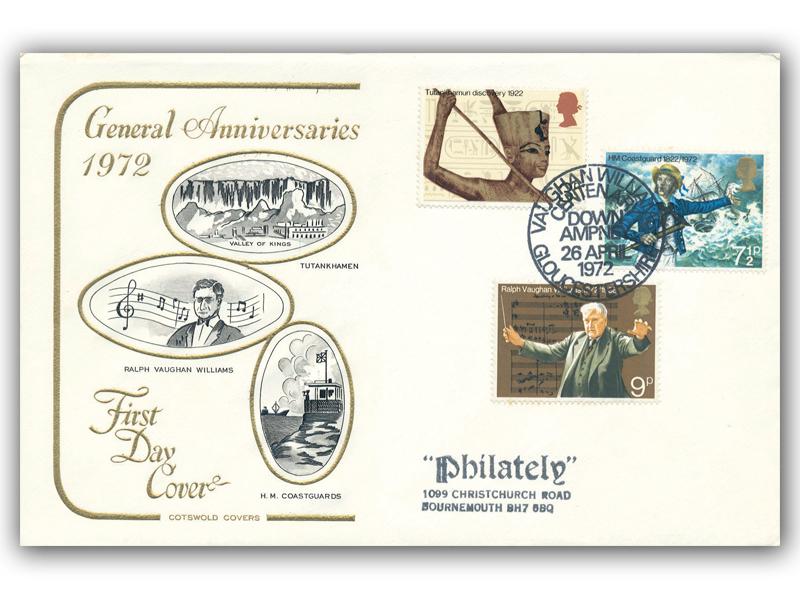 1972 Anniversaries, Vaughan Williams postmark