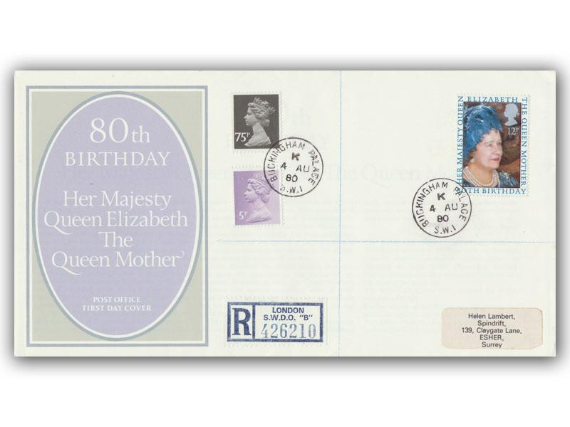 1980 Queen Mother, Buckingham Palace CDS