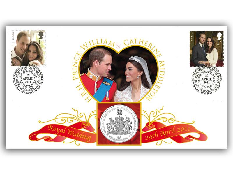 2011 Royal Wedding Coin Cover - The Look, South Georgia