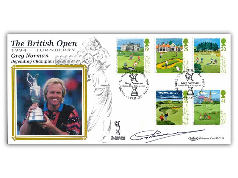 ​Greg Norman signed 1994 Golf cover