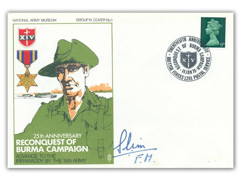 Field Marshal Slim signed cover