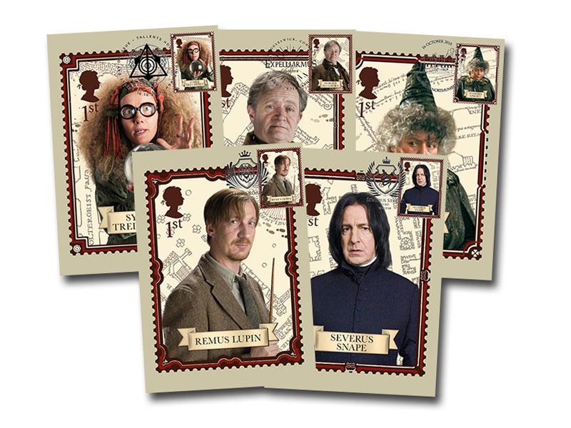 Harry Potter Set of 5 PHQ Stamp Cards