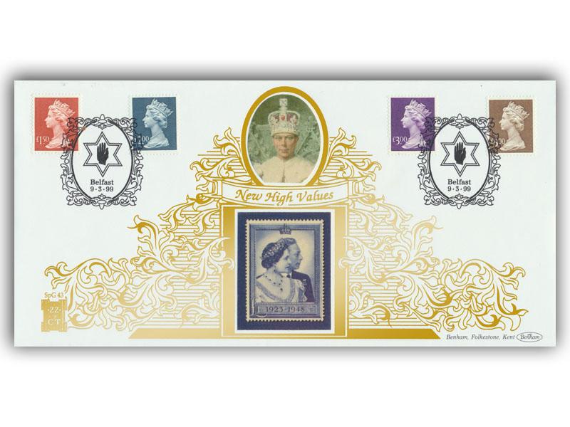1999 High Values, Belfast Postmark, SPG43 cover