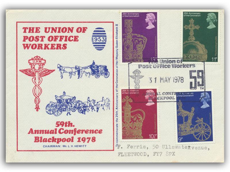 1978 Coronation, Post Office Union official