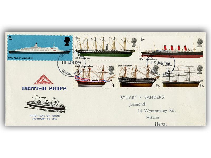 1969 Ships, North Herts Stamp Club