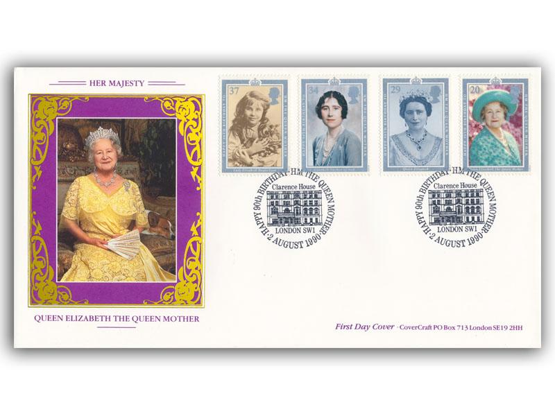 1990 Queen Mother, Clarence House official