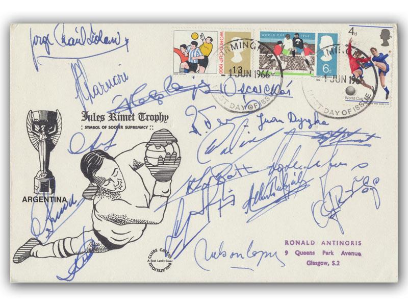 1966 World Cup, Argentina Team Signed