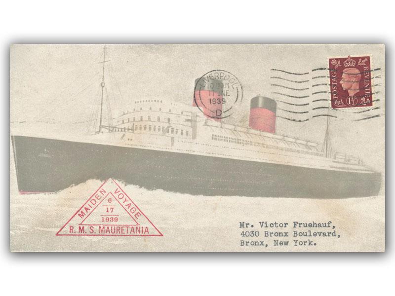 1939 RMS Mauretania Maiden Voyage, Liverpool slogan
