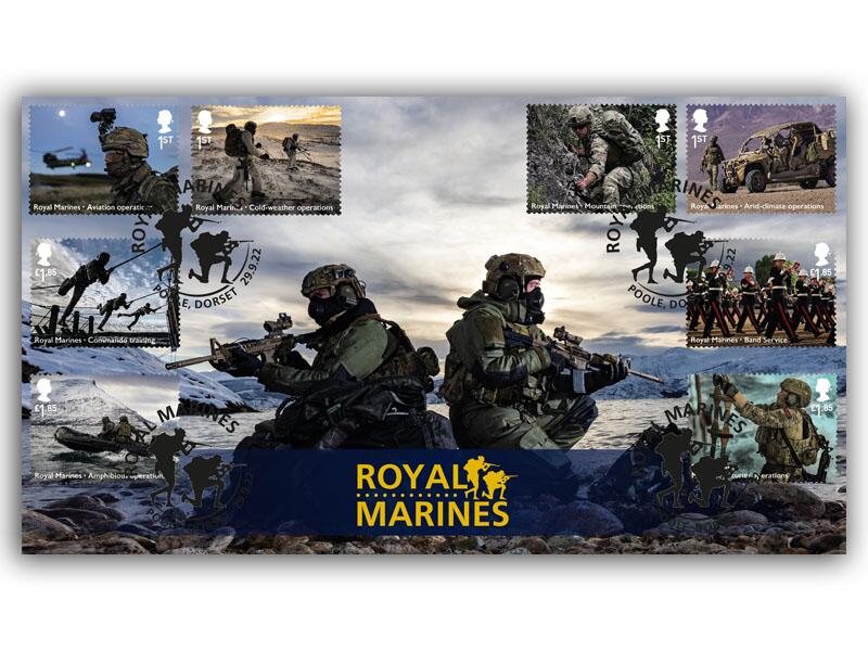 British Armed Forces - The Royal Marines Stamps First Day Cover