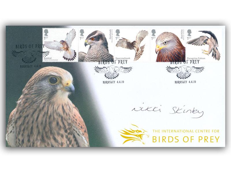 2019 Birds of Prey - Kestrel, signed by Nikki Skinley