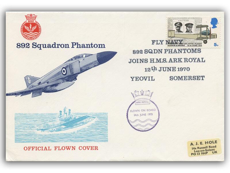 1970 HMS Ark Royal, 892 Squadron Phantom