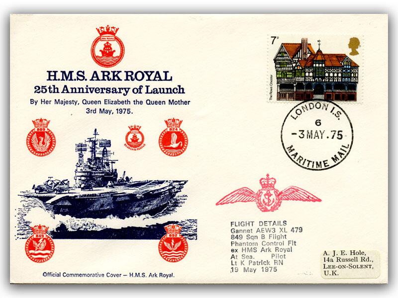 1975 HMS Ark Royal Launch 25th anniversary