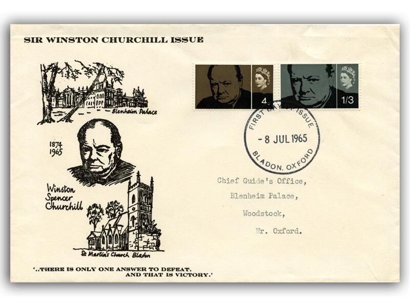 1965 Churchill, ordinary, Bladon FDI, Holmes Tolley cover