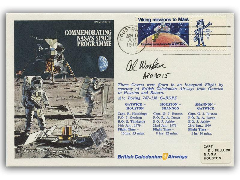 Al Worden signed 1979 NASA cover