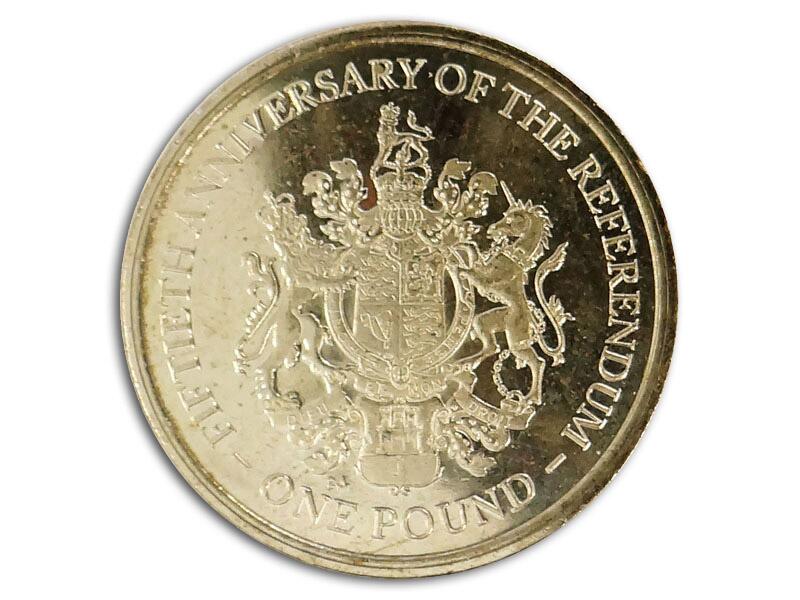 2017 Gibraltar £1 Referendum coin