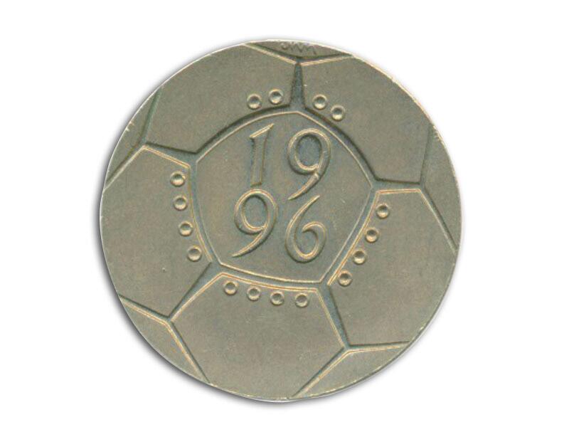 1996 European Championships £2 coin