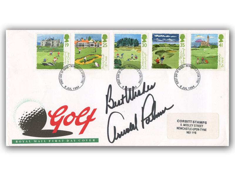 Arnold Palmer signed 1994 Golf cover