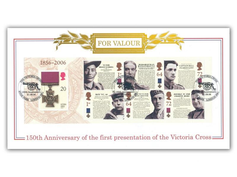 Victoria Cross - miniature sheet cover