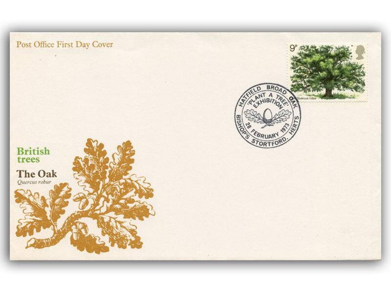 1973 Tree, Broad Oak postmark