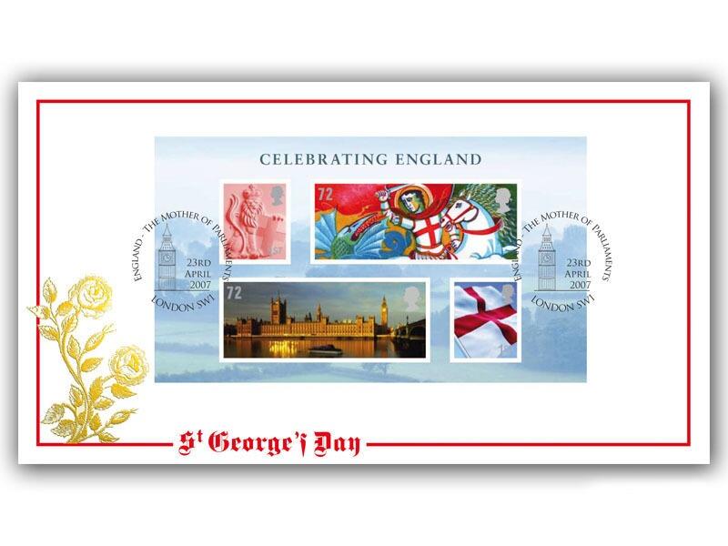 Celebrating England Miniature Sheet Cover
