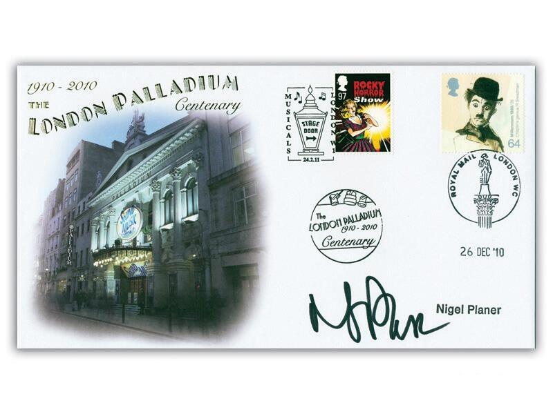 Stage Musicals - Centenary of the London Palladium, signed by Nigel Planer
