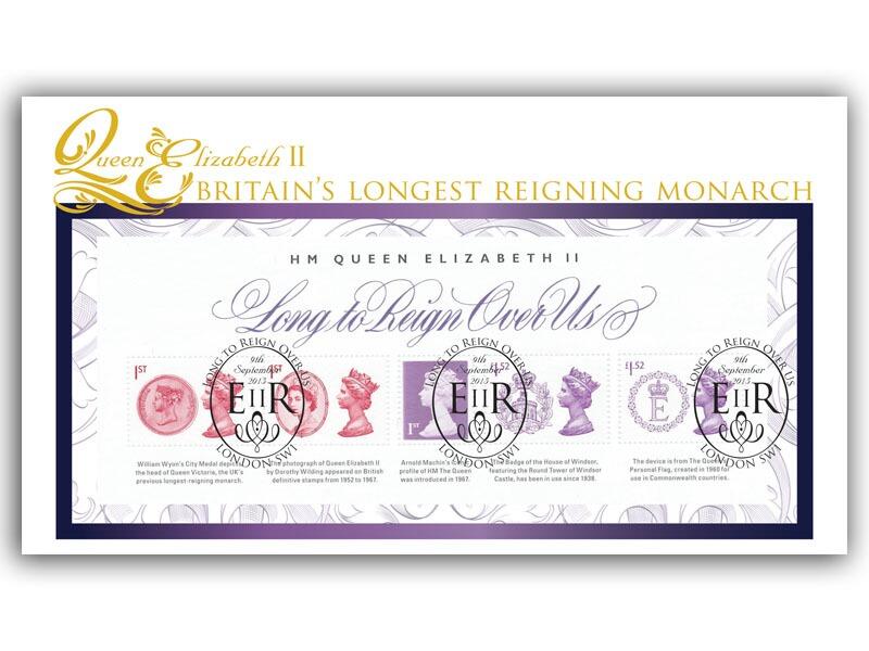 2015 Long to Reign Over Us Miniature Sheet Cover