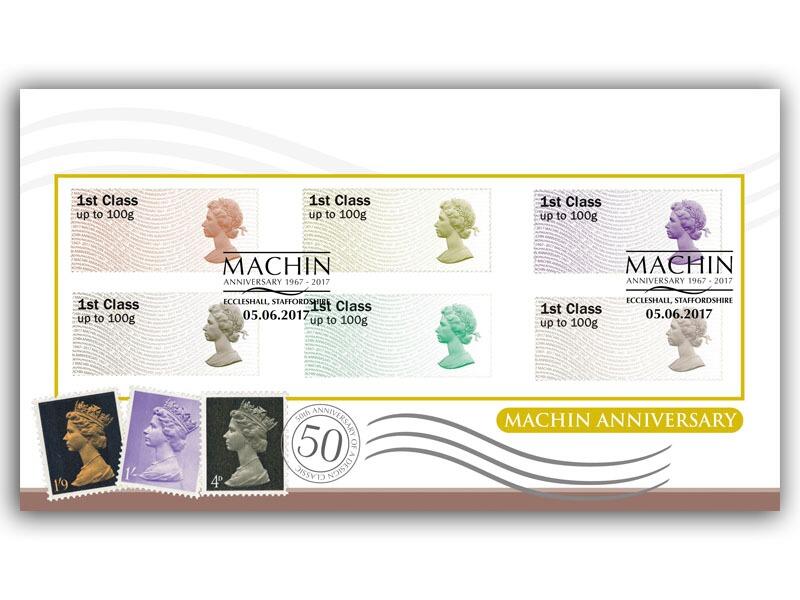 Post & Go - Machin 50th, Bureau stamps