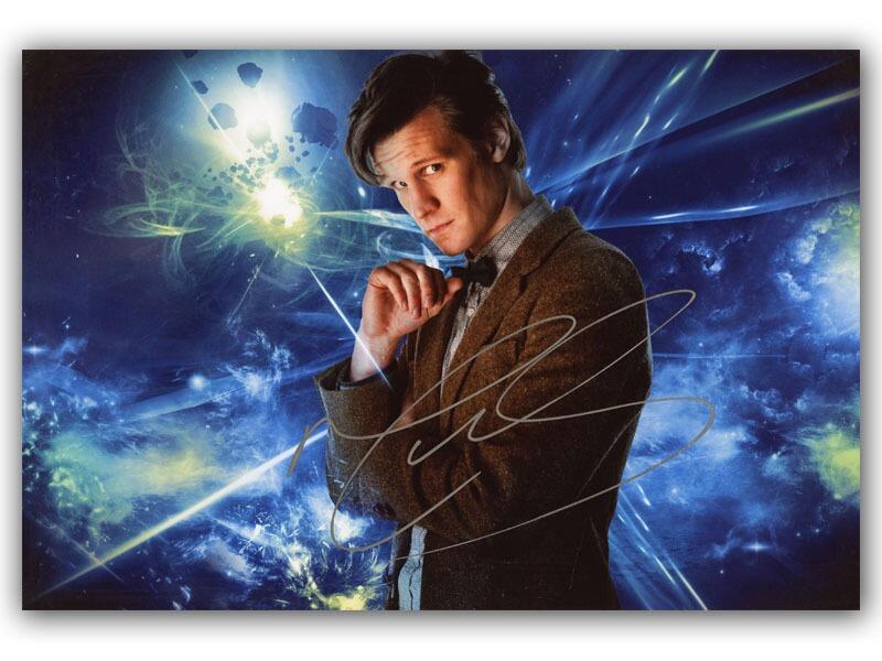 Matt Smith signed Doctor Who photo