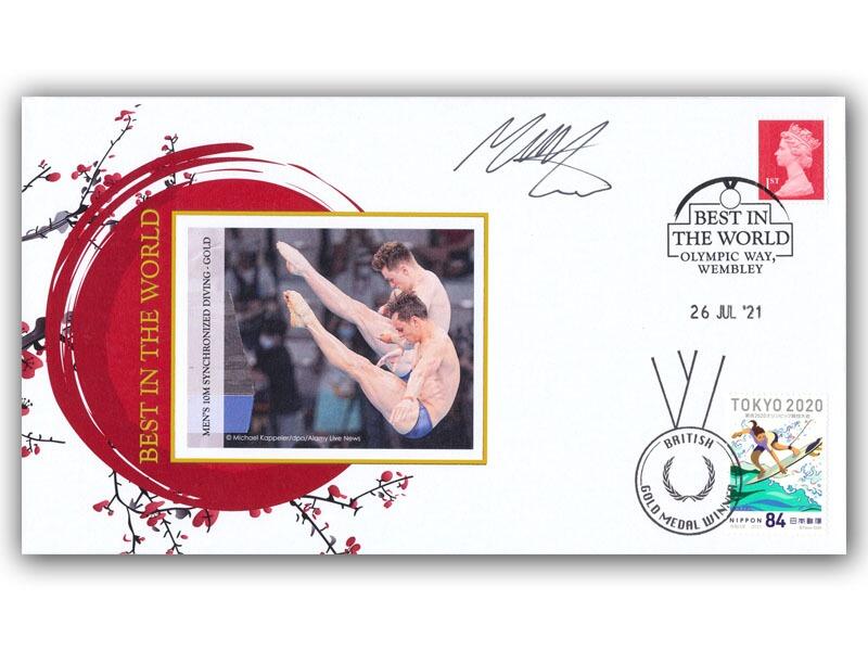 Tokyo 2020 - Daley & Lee tribute, signed Matty Lee