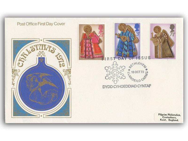 1972 Christmas, Bethlehem postmark