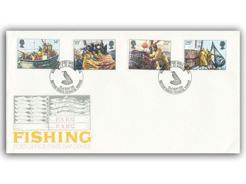 1981 Fishing, special postmark our choice
