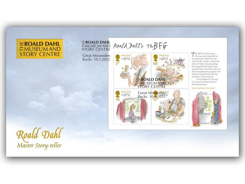 2012 Roald Dahl, miniature sheet