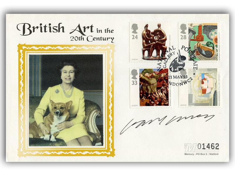 David Hockney signed 1993 Art cover