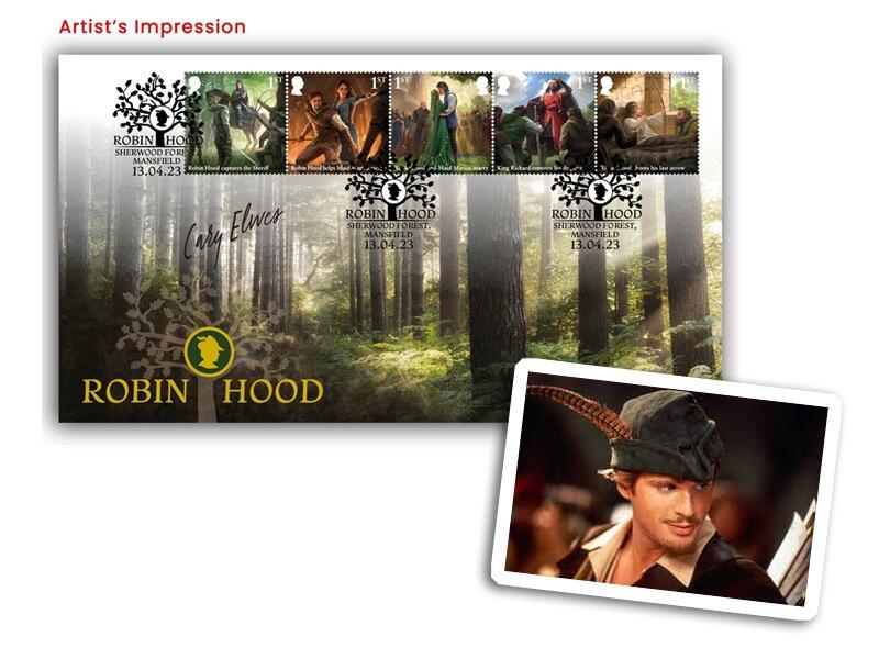 Robin Hood Sherwood Forest, signed Cary Elwes 'Robin Hood'