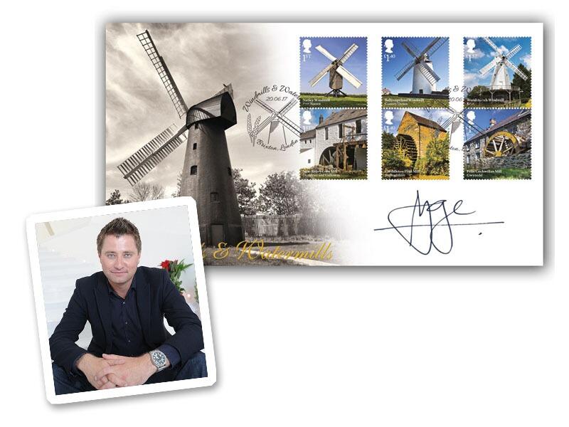 2017 Windmills & Watermills, signed George Clarke