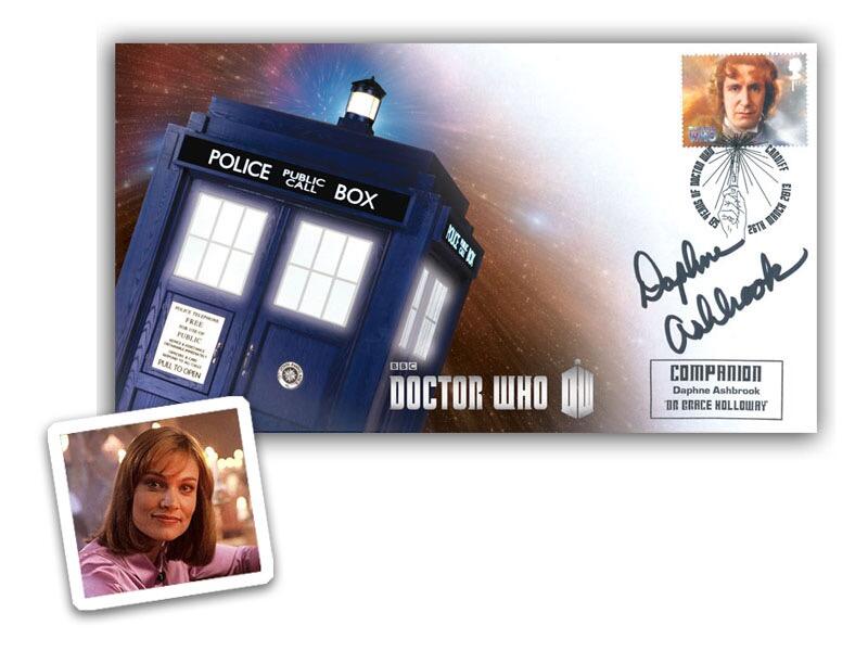 2013 Doctor Who, Sonic Screwdriver postmark, signed by Daphne Ashbrook