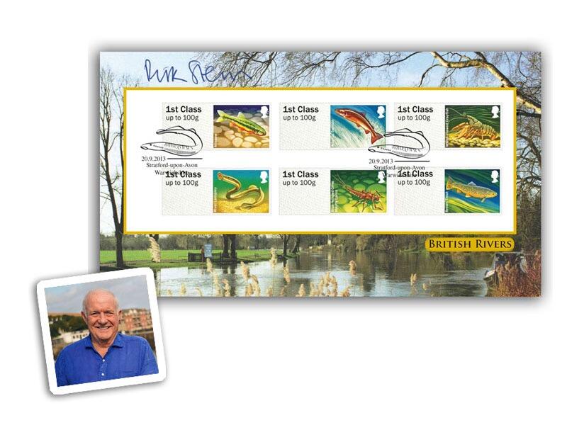 Post & Go - Freshwater Life - Rivers, Bureau stamps, signed by Rick Stein