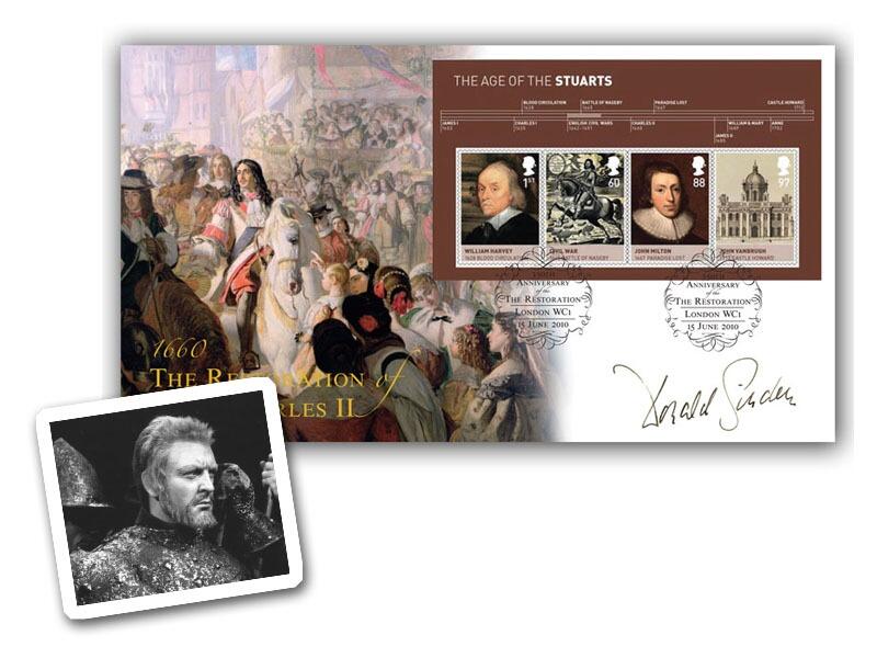 Stuarts - Restoration of King Charles II, miniature sheet