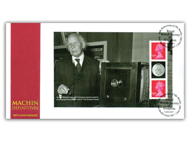 Machin 40th Anniversary, Definitives Pane, Victorian Camera Design