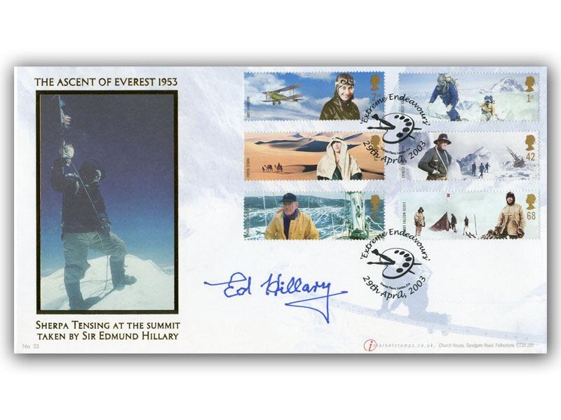 2003 Everest Full Set, Signed Edmund Hillary