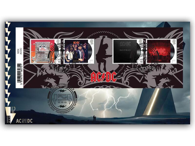 AC/DC Barcoded Miniature Sheet